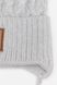 Комплект шапка-шарф на хлопчика 46-48 колір сірий ЦБ-00201737 SKT000871175 фото 2