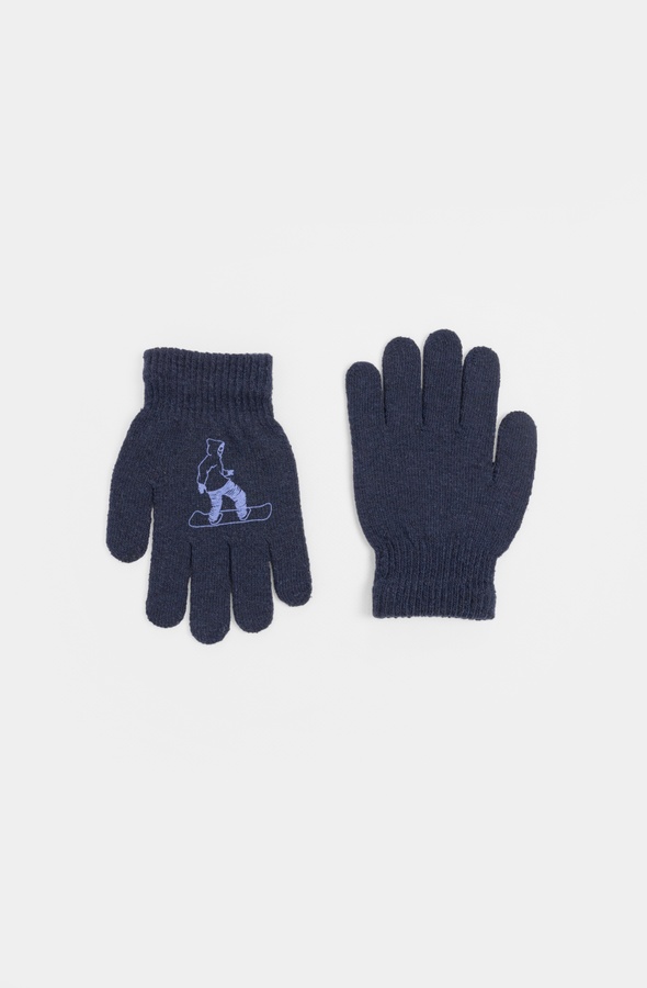 Перчатки для мальчика 4 цвет темно-синий ЦБ-00230741 SKT000935436 фото