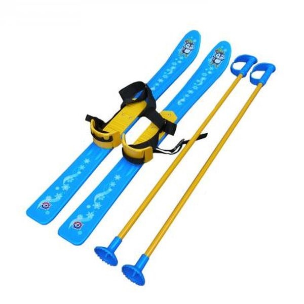 Лыжи с палками детские цвет синий 00-00109678 SKT000131470 фото