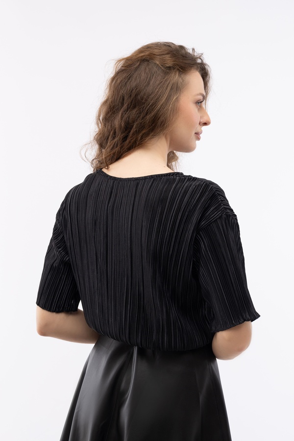 Жіноча блуза 44 колір чорний ЦБ-00233774 SKT000942206 фото