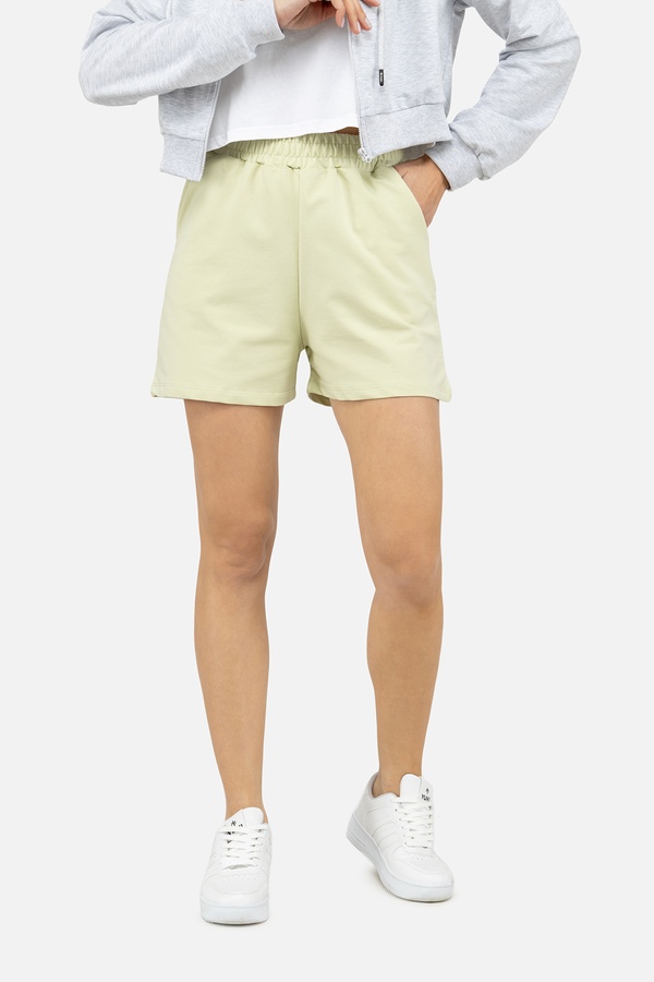 Жіночі спортивні шорти 44 колір оливковий ЦБ-00239104 SKT000957947 фото