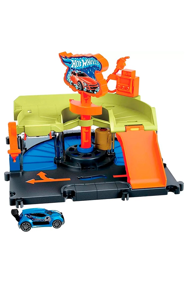 Игровой набор "Скоростная автомойка" Hot Wheels цвет разноцветный ЦБ-00247074 SKT000986106 фото