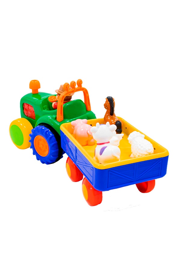 Ігровий набір Kiddi Smart – Трактор з трейлером колір різнокольоровий ЦБ-00238685 SKT000957208 фото