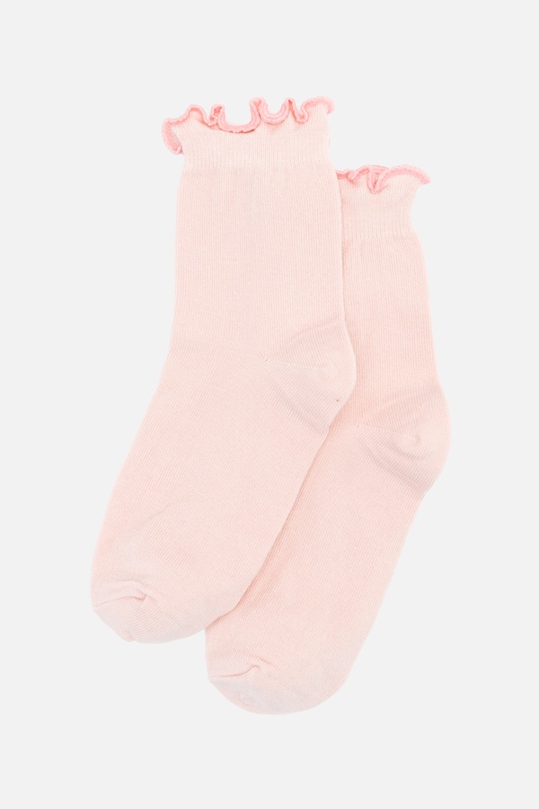 Шкарпетки для дівчинки 31-34 колір пудровий ЦБ-00254930 SKT001006213 фото