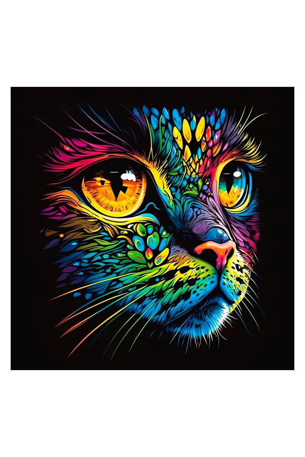 Набор для росписи по номерам - Красочный котенок цвет разноцветный ЦБ-00244665 SKT000979436 фото