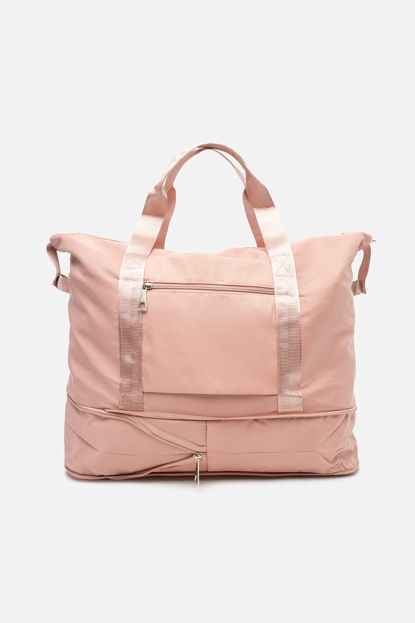 Жіноча дорожня сумка колір персиковий ЦБ-00232080 SKT000937839 фото