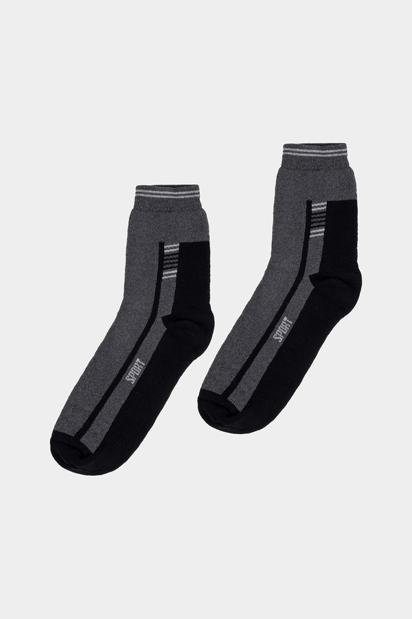 Мужские носки 40-42 цвет темно-серый ЦБ-00234523 SKT000944129 фото