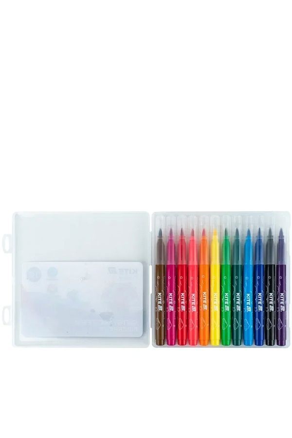 Фломастеры Kite Creative, 12 цветов KITE K-1150 ЦБ-00281412 фото
