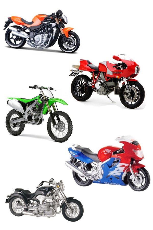 Моделі мотоциклів колір різнокольоровий 00-00002734 SKT000018173 фото