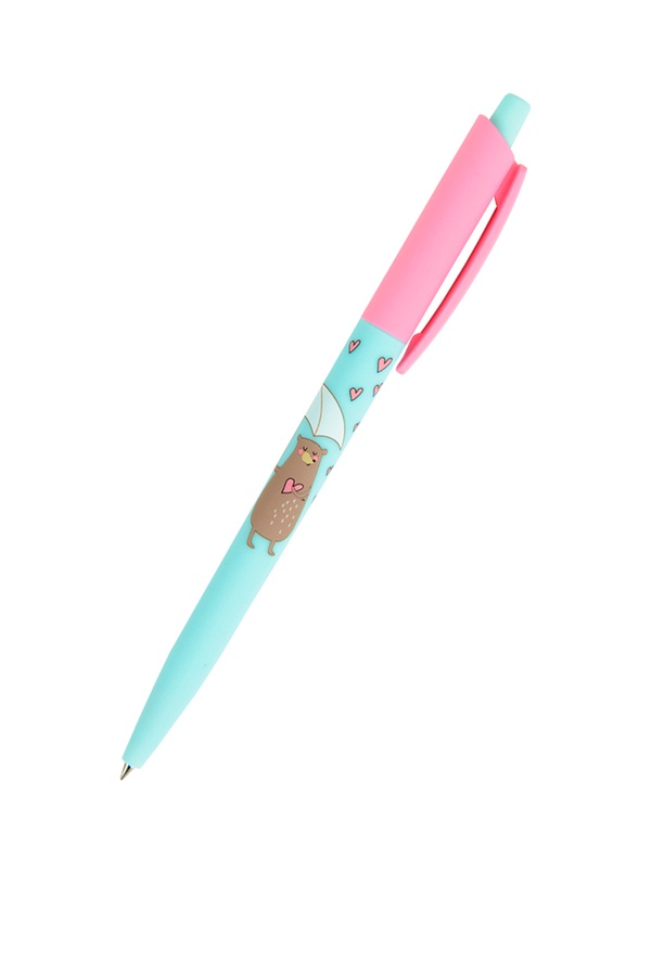Ручка шариковая автоматическая - Lovely rain цвет разноцветный ЦБ-00256743 SKT001011204 фото