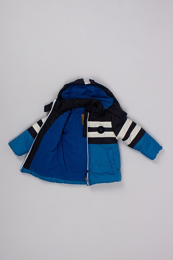 Куртка коротка на хлопчика 98 колір темно-синій ЦБ-00137793 SKT000485576 фото