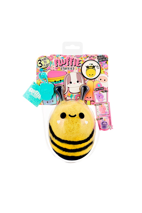 М’яка іграшка-антистрес Fluffie Stuffiez серії Small Plush-Бджілка/Сонечко колір різнокольоровий ЦБ-00253097 SKT001000968 фото