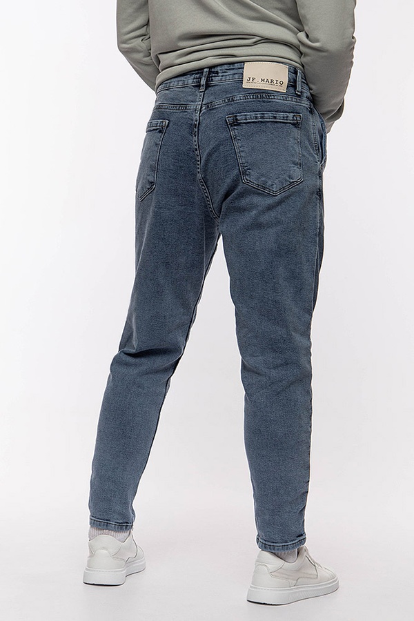 Чоловічі джинси мом 54 колір синій ЦБ-00213795 SKT000894614 фото