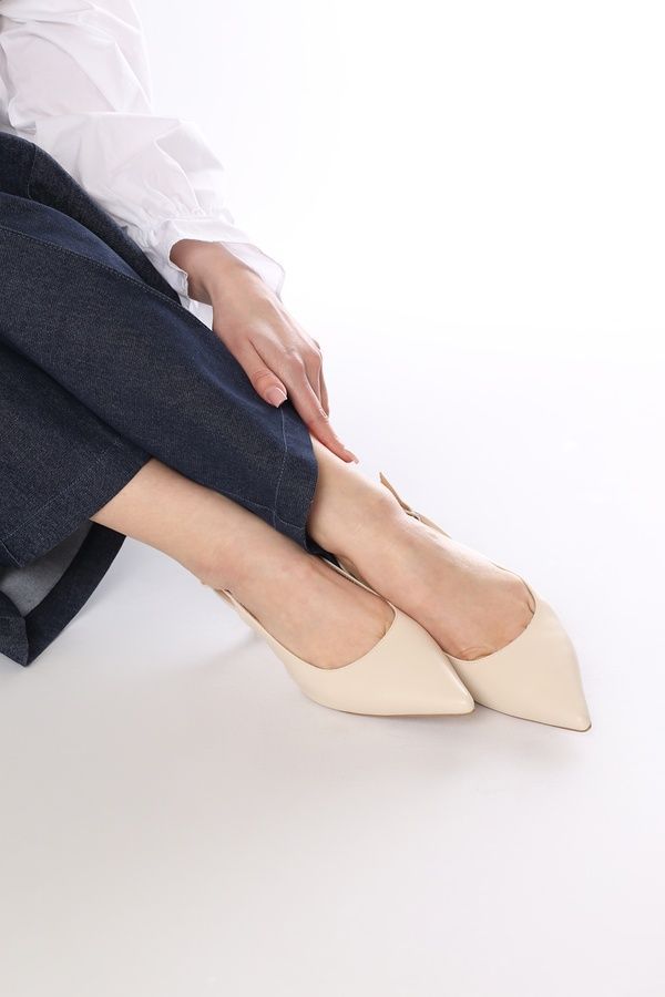 Туфли женские цвет бежевый 39 ЦБ-00289001 фото