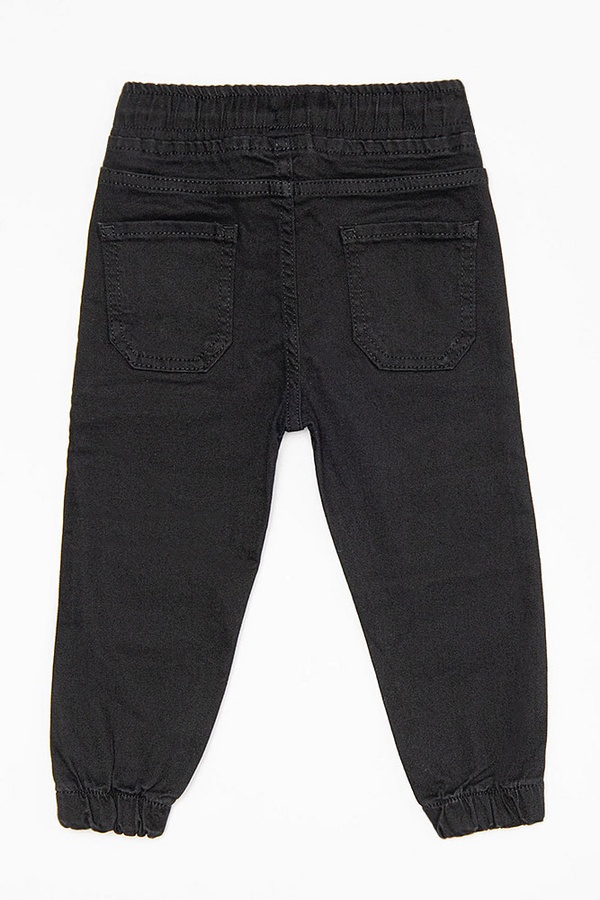 Джогеры джинсовые на мальчика 98 цвет черный ЦБ-00185383 SKT000612099 фото