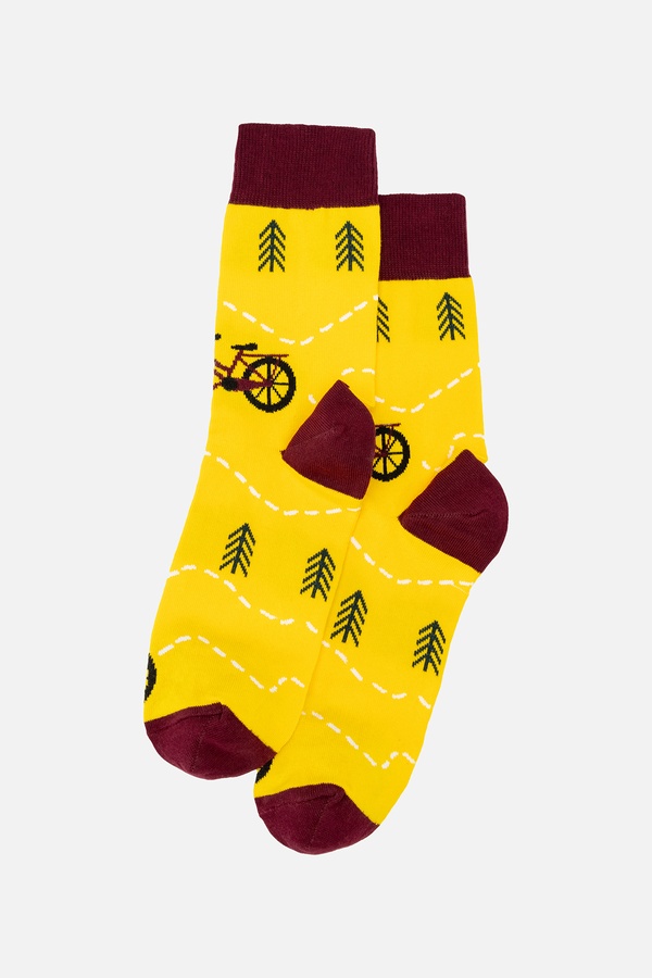 Чоловічі шкарпетки 40-42 колір жовтий ЦБ-00245287 SKT000981115 фото