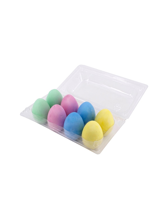Набір кольорової крейди для малювання у формі яйця колір різнокольоровий ЦБ-00204448 SKT000876228 фото