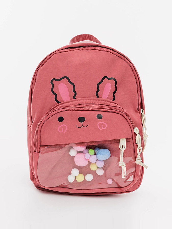 Рюкзак "Зайчонок" для девочки цвет розовый ЦБ-00212058 SKT000891192 фото