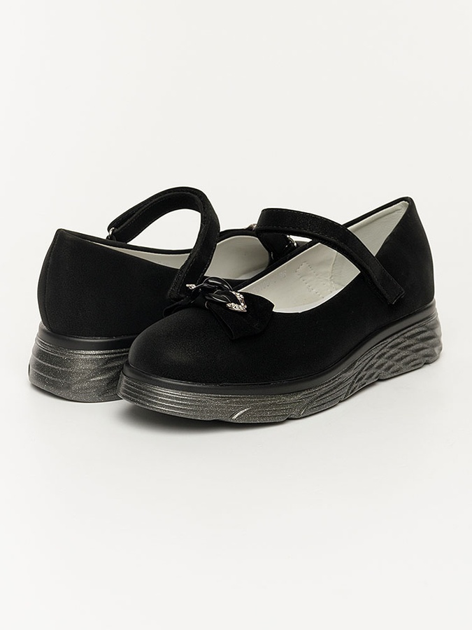 Туфли для девочки 33 цвет черный ЦБ-00225743 SKT000922710 фото