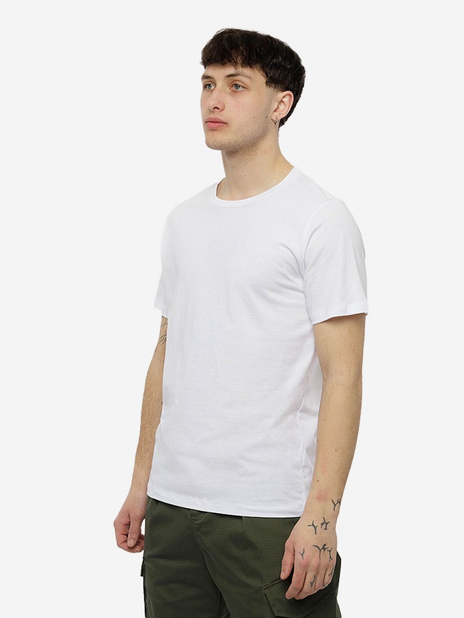Мужская футболка регуляр 54 цвет белый ЦБ-00210808 SKT000890844 фото