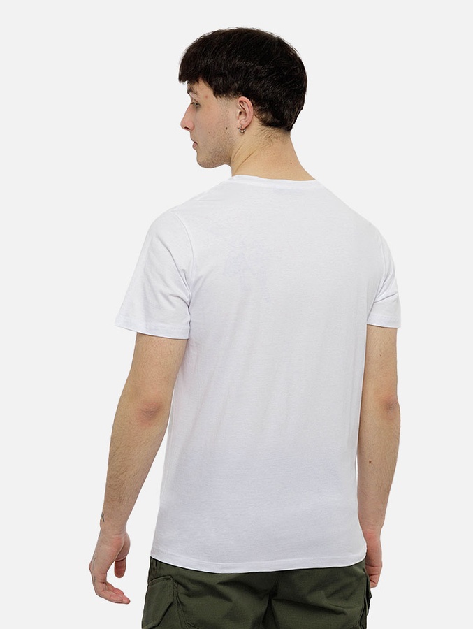 Чоловіча футболка регуляр 54 колір білий ЦБ-00210808 SKT000890844 фото