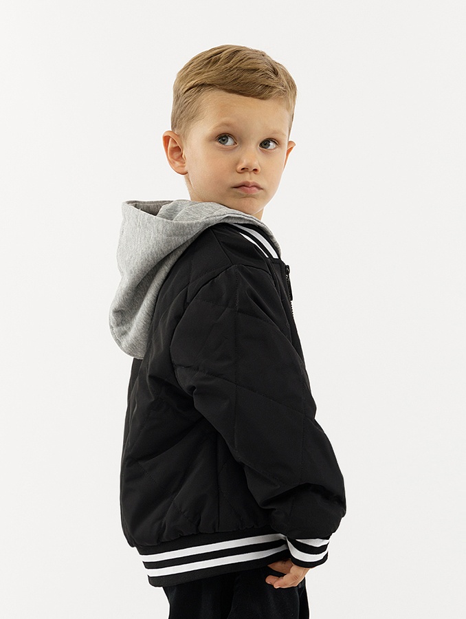 Куртка для хлопчика 152 колір чорний ЦБ-00225788 SKT000922868 фото