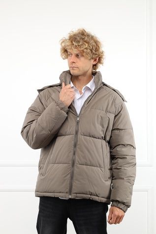 Куртка коротка зимова чоловіча колір оливковий 54 ЦБ-00298254 фото
