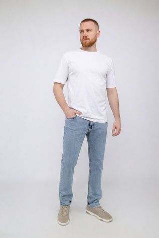 Джинсы slim мужские цвет голубой W33 ЦБ-00291199 фото