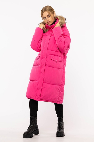Жіноча куртка 50 колір рожевий ЦБ-00197229 SKT000860752 фото