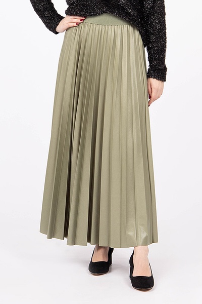 Женская юбка 44 цвет оливковый ЦБ-00182863 SKT000605298 фото