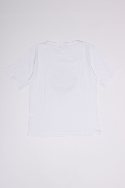 Женская футболка 44 цвет белый ЦБ-00192409 SKT000849029 фото