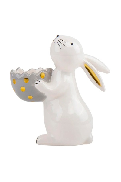 Підставка під яйце - "Кролик" колір білий ЦБ-00243835 SKT000969532 фото