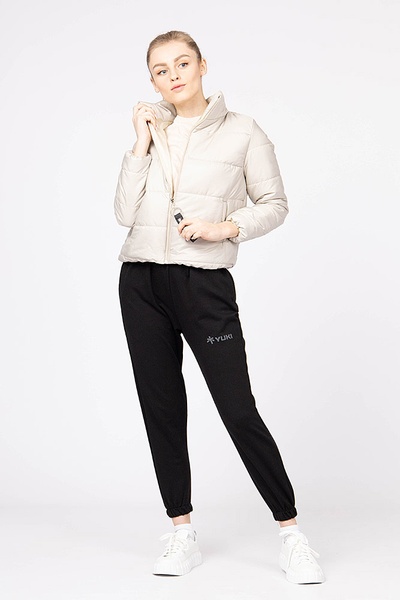 Куртка коротка жіноча 44 колір світло-сірий ЦБ-00183654 SKT000607419 фото