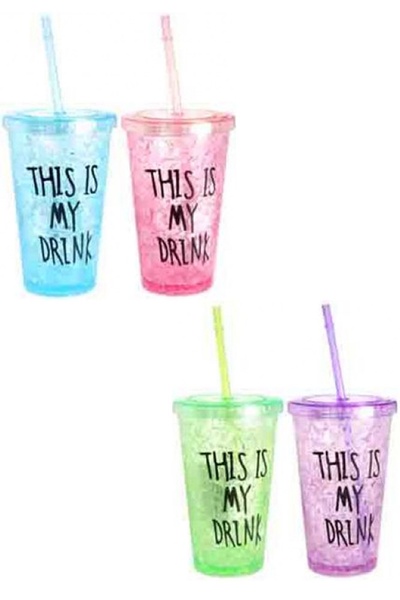 Стакан пластиковый "Мой напиток", в ассортименте цвет разноцветный ЦБ-00063526 SKT000363234 фото