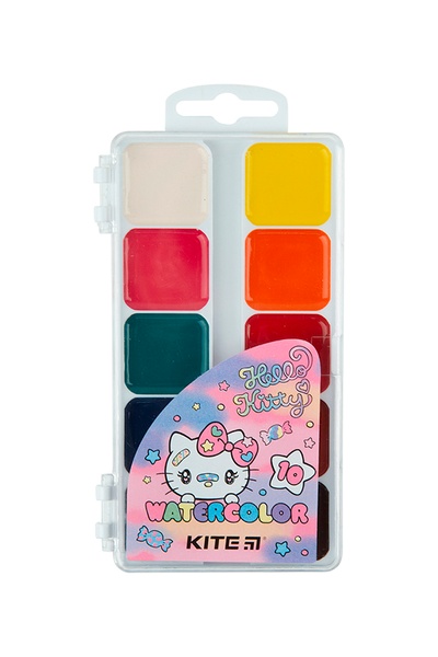 Напівсухі медові акварельні фарби - Kitе Hello Kitty колір різнокольоровий ЦБ-00246868 SKT000985403 фото