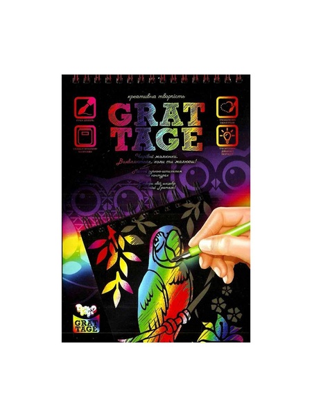 Набір для творчості "GRATTAGE" колір різнокольоровий ЦБ-00213818 SKT000894690 фото