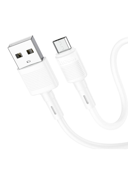 Кабель Hoco X83 USB to MicroUSB колір білий ЦБ-00200560 SKT000868651 фото