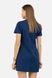 Жіноча сукня з коротким рукавом 40 колір синій ЦБ-00246623 SKT000984976 фото 4