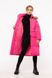 Женская куртка 50 цвет розовый ЦБ-00197229 SKT000860752 фото 4