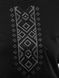 Женская вышиванка с коротким рукавом. 44 цвет черный ЦБ-00224749 SKT000920833 фото 2