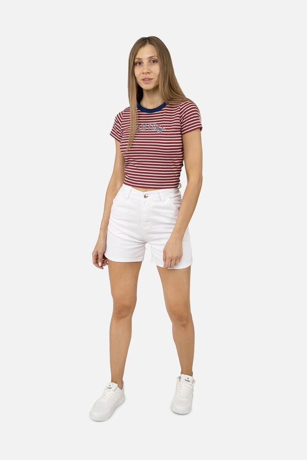 Жіноча футболка з коротким рукавом 38 колір червоний ЦБ-00255011