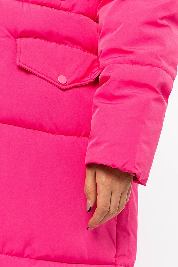 Женская куртка 50 цвет розовый ЦБ-00197229 SKT000860752 фото