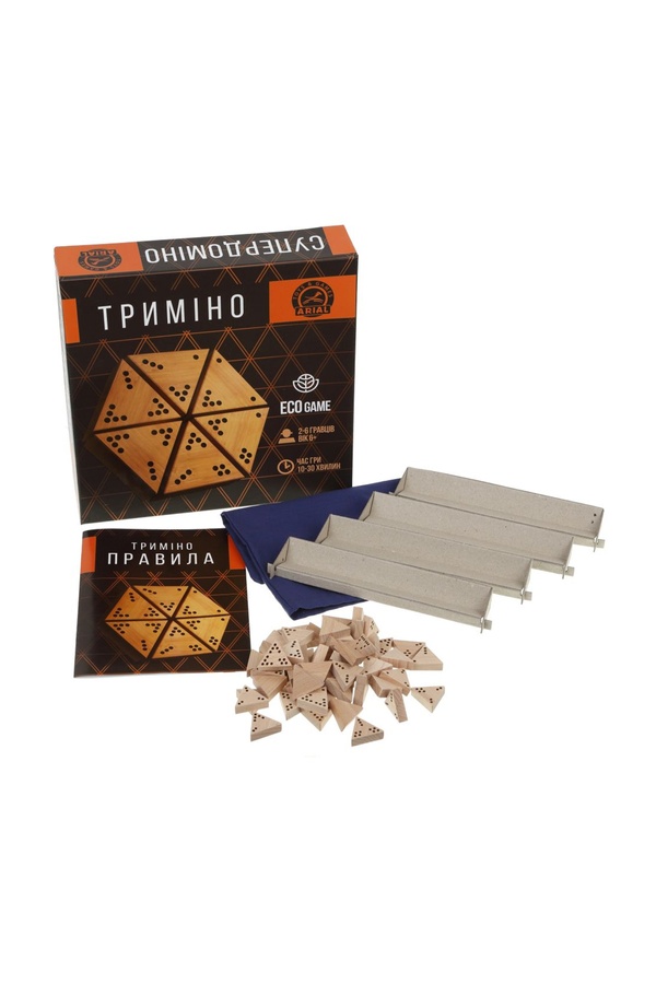 Настольная игра Тримино. Супер домино цвет разноцветный ЦБ-00250645 SKT000993932 фото
