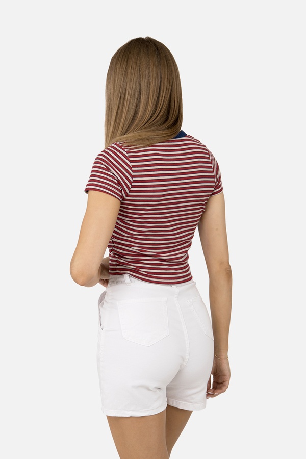 Жіноча футболка з коротким рукавом 38 колір червоний ЦБ-00255011