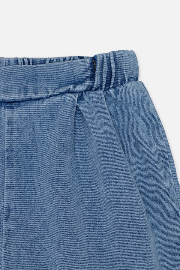 Джинсовые шорты для девочки 110 цвет голубой ЦБ-00249276 SKT000991019 фото