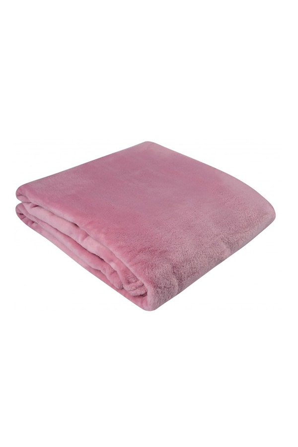 Плед флісовий Soho колір рожевий ЦБ-00249473 SKT000991243 фото