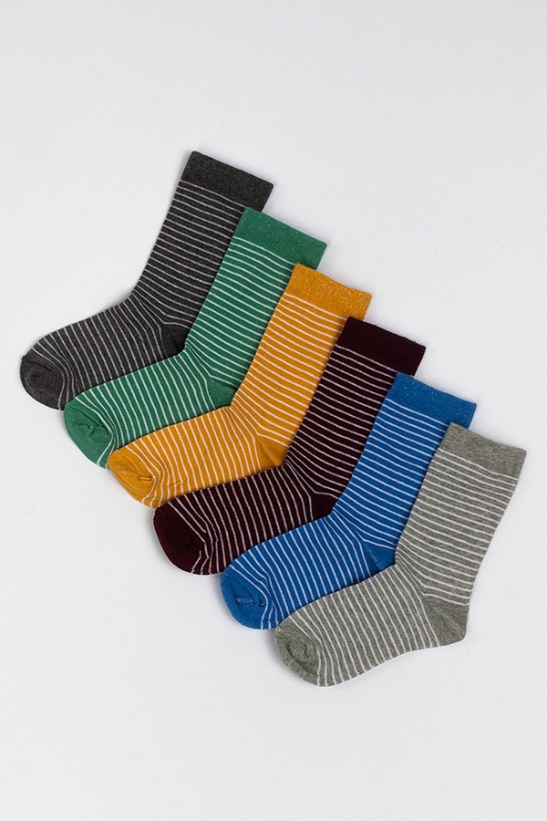 Набір шкарпеток на хлопчика 31-34 колір різнокольоровий ЦБ-00158819 SKT000537718 фото
