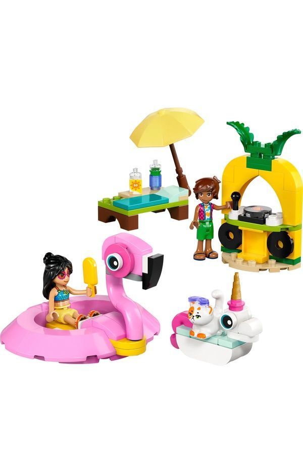 Конструктор LEGO Friends Вечеринка единорога и фламинго у бассейна 42658 ЦБ-00279949 фото