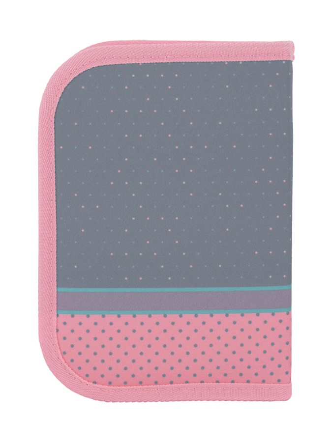 Пенал Kite для дівчаток Pretty Girl колір сіро-рожевий ЦБ-00225088 SKT000921783 фото