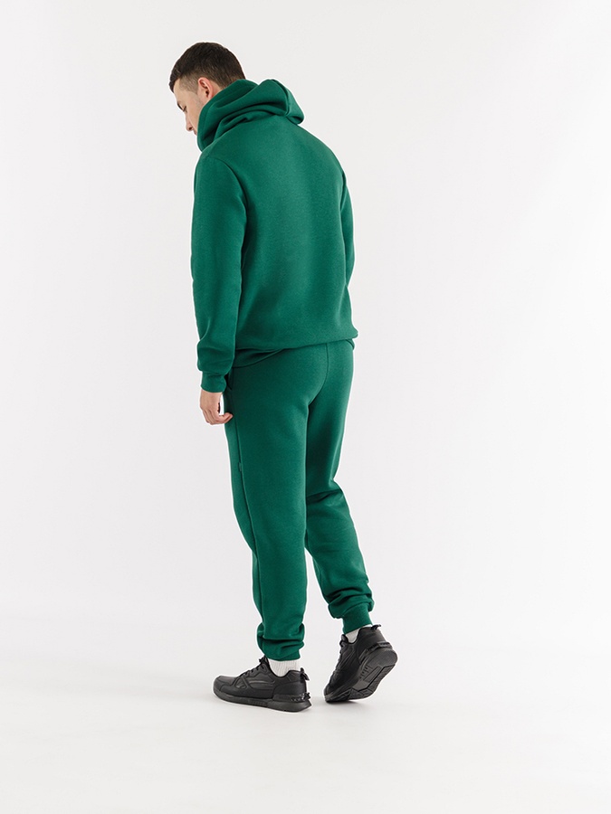Чоловічі спортивні штани 44 колір темно-зелений ЦБ-00222345 SKT000915033 фото
